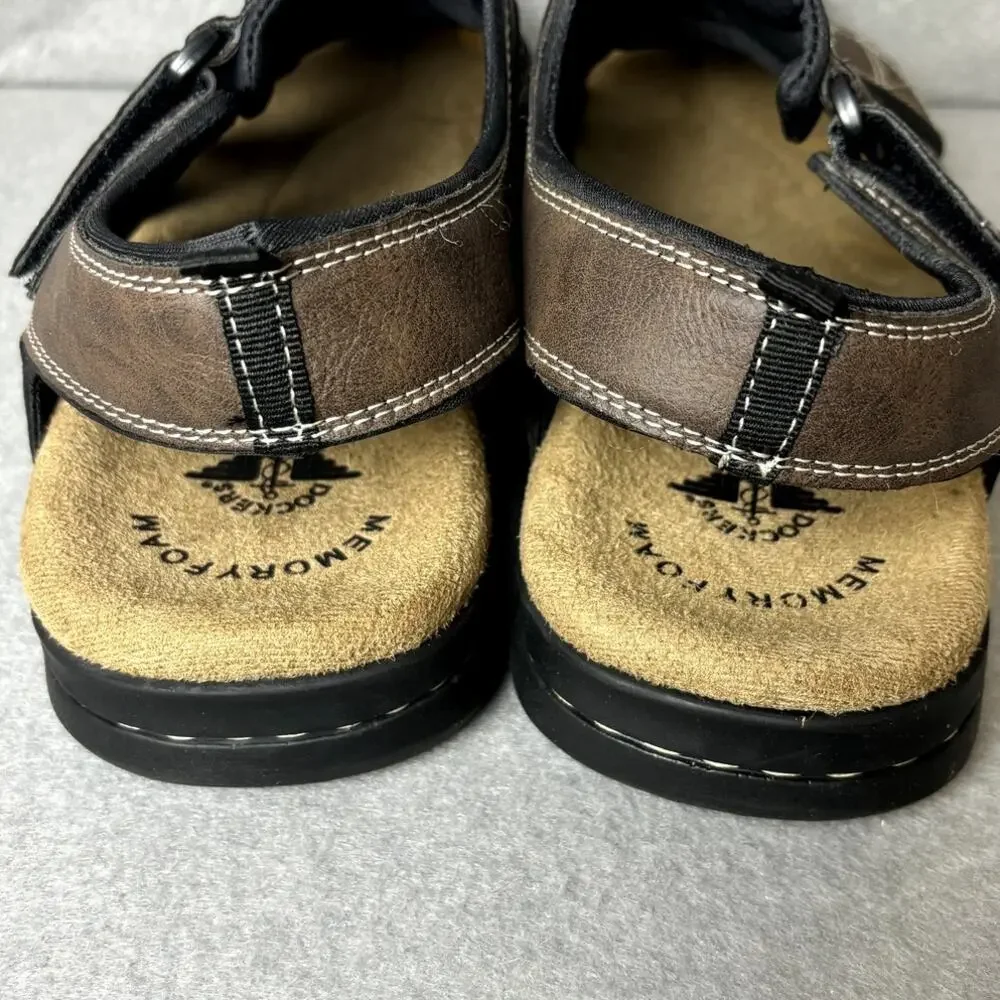 Dockers Men's Searose Medium Fisherman Sandals Casual Shoes Briar Size 13M
